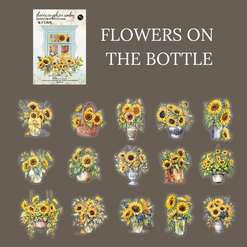 Sunflower Cottage PET Sticker Set