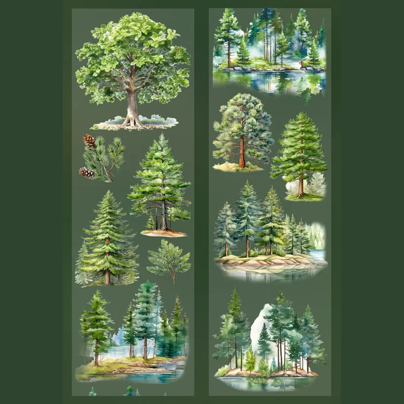 Trees & Forest PET Washi Tape