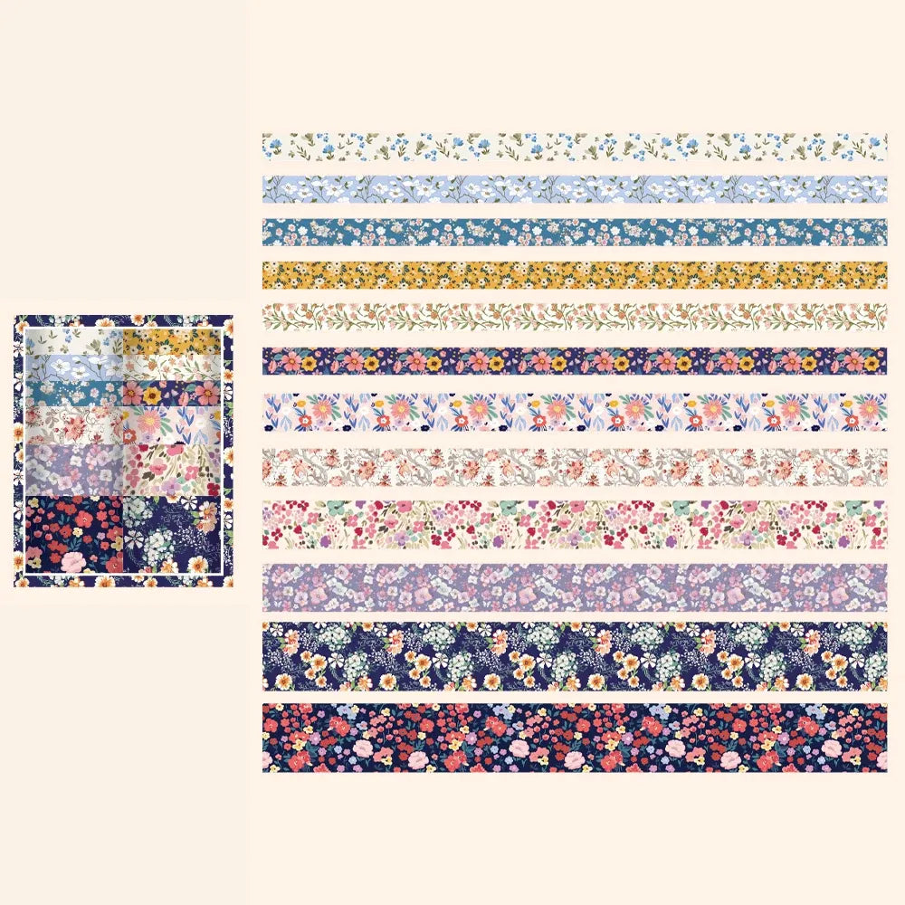 Floral Serenity Washi Tape Set