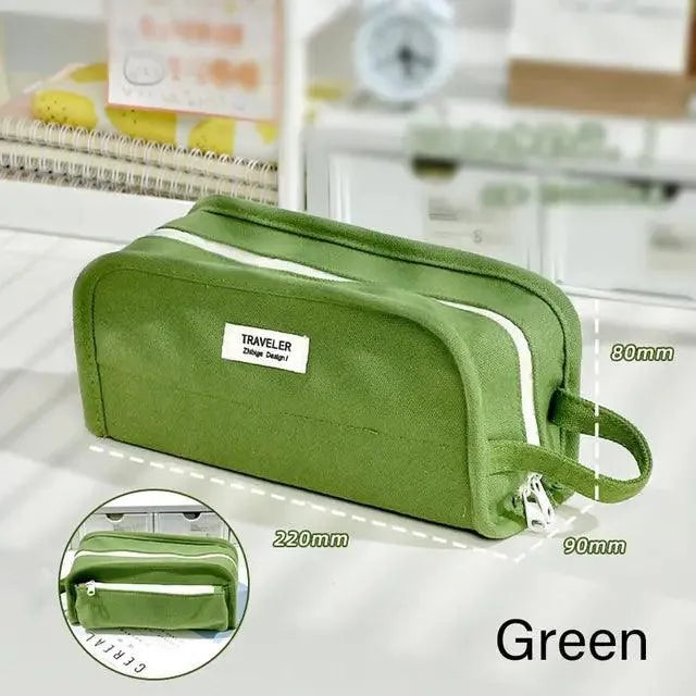 Durable Canvas Pencil Traveler Case for Journaling & Scrapbooking - PaperWrld