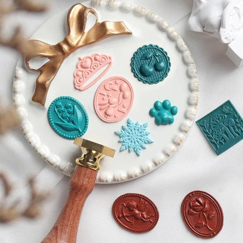 Vintage Elegance Lacquer Sealing Head for Journaling & Scrapbooking - PaperWrld