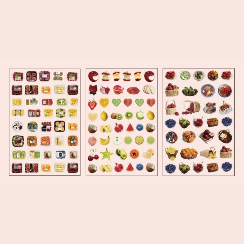 Retro Sweet PET Sticker Set