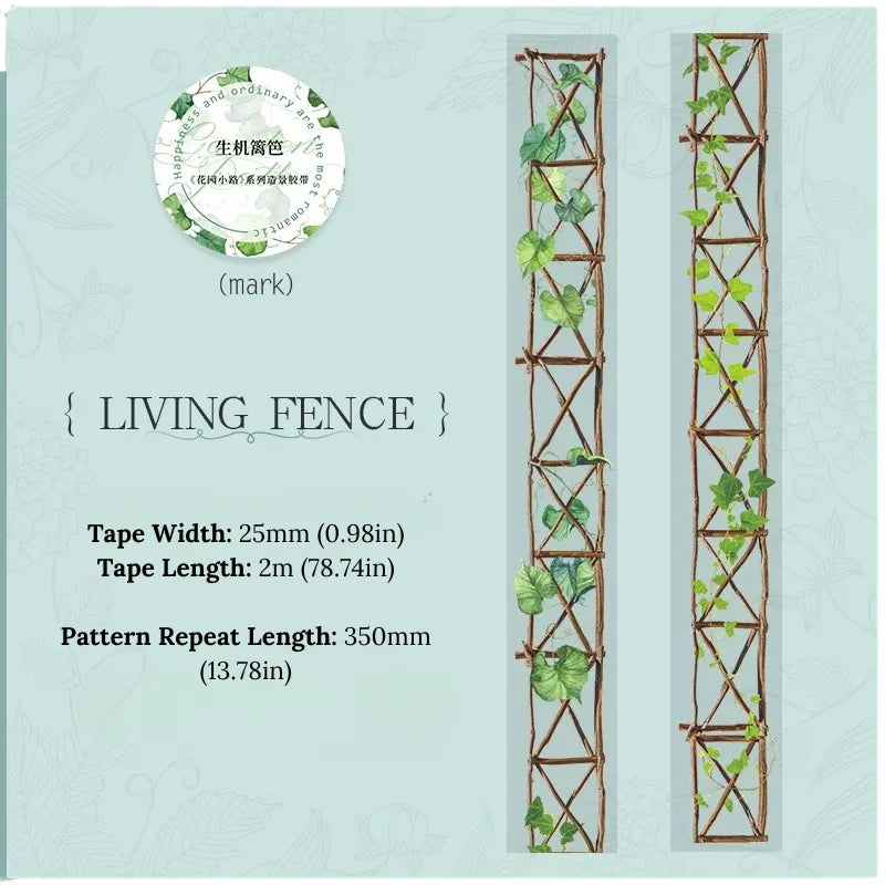 Rustic Charm PET Washi Tape