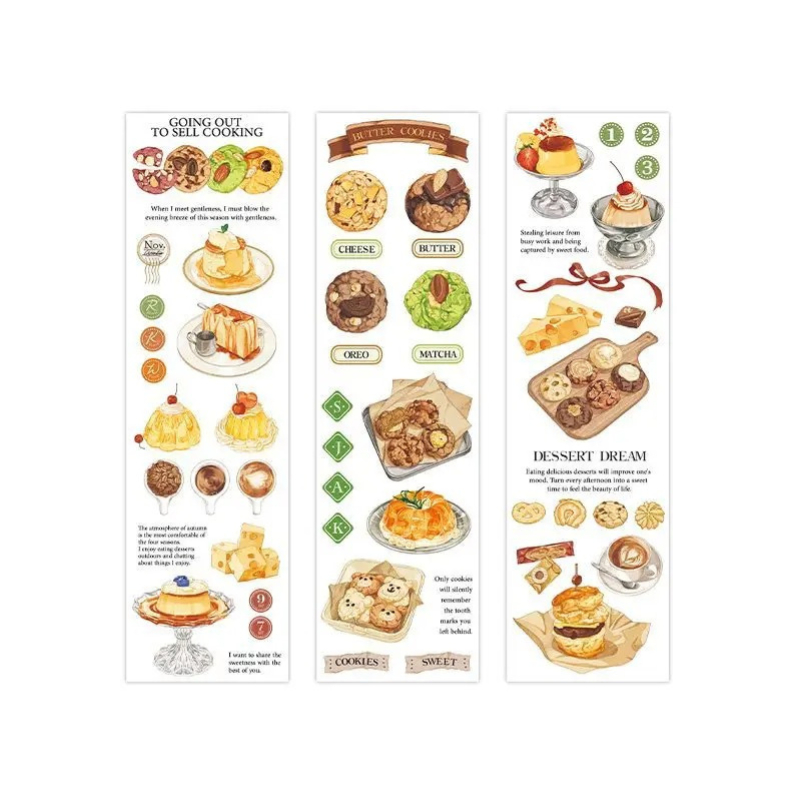 Sweet Delights – PET Sticker Sheets