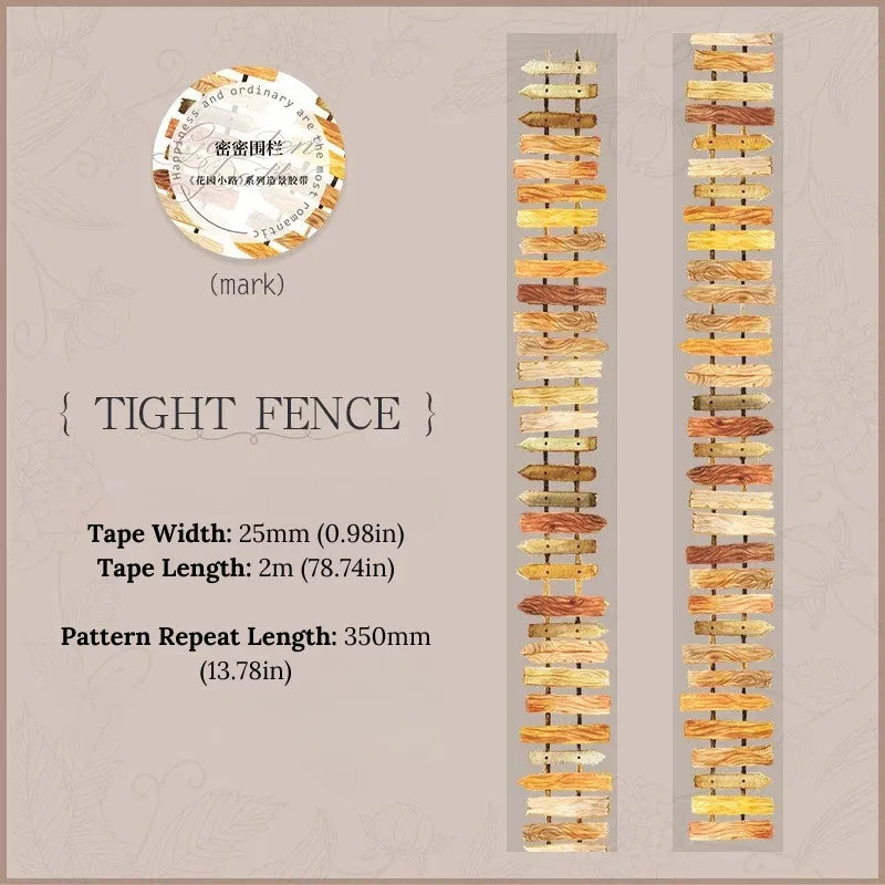 Rustic Charm PET Washi Tape