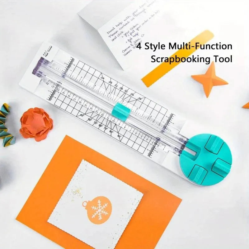 4-in-1 Multifunctional Paper Cutter for Journaling & Scrapbooking - PaperWrld