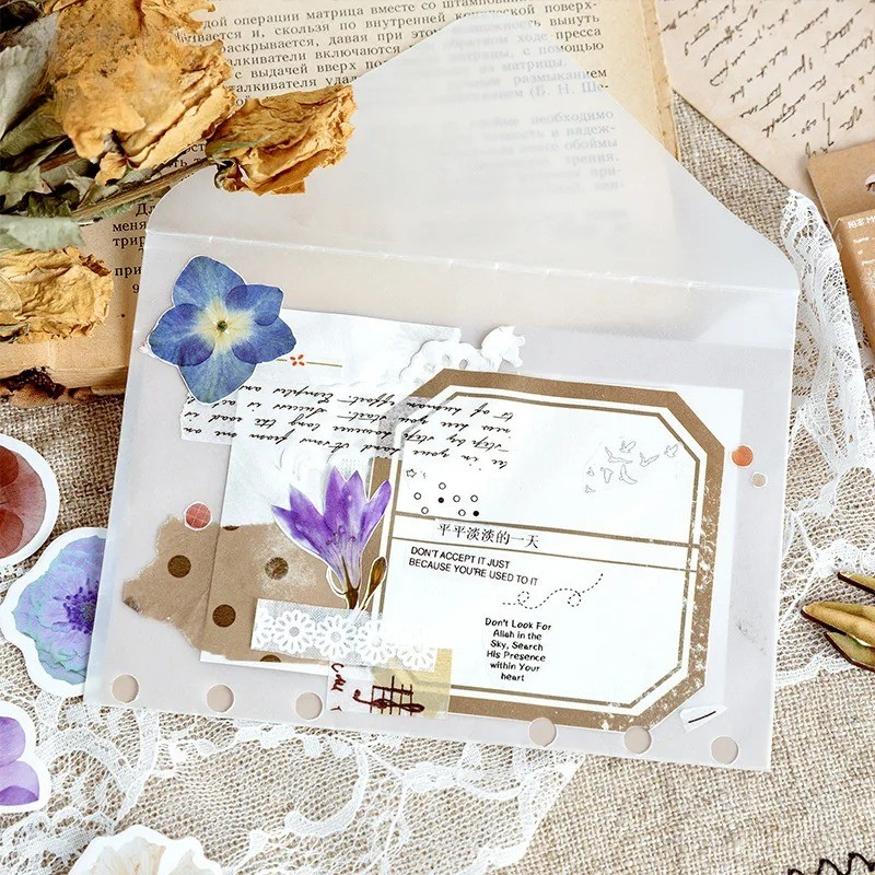 Blooming Nature Vintage Botanical Flower Sticker Set