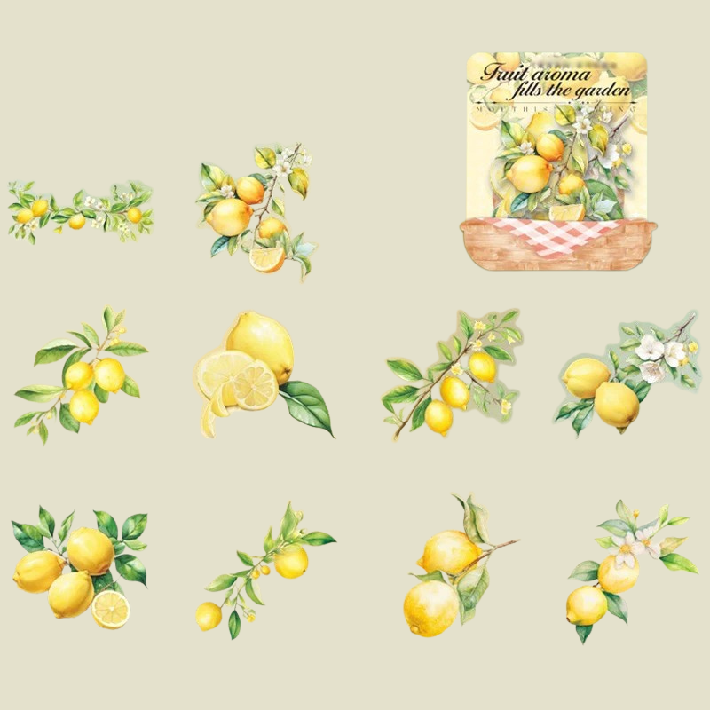 Fruit Aroma Fills the Garden – PET Sticker