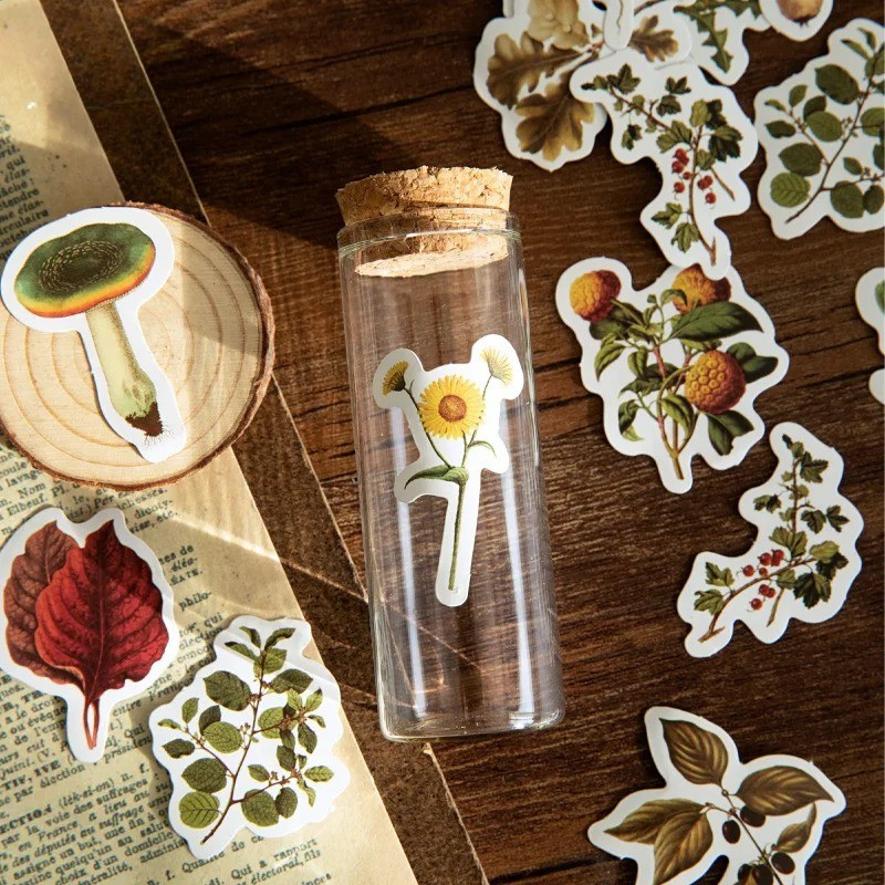 Vintage Forest Botanicals Sticker Set