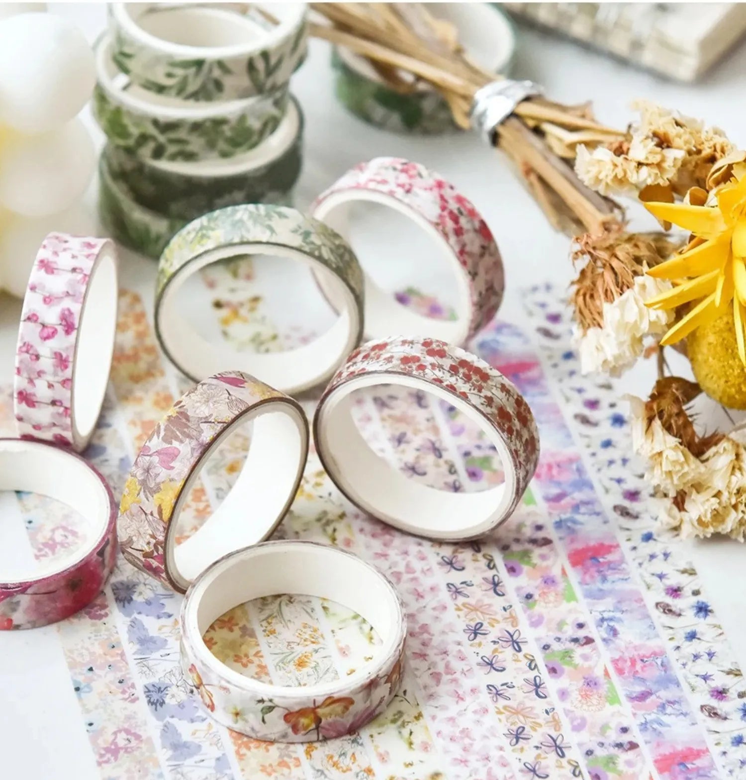 Ensemble de rubans Washi Floral Delight