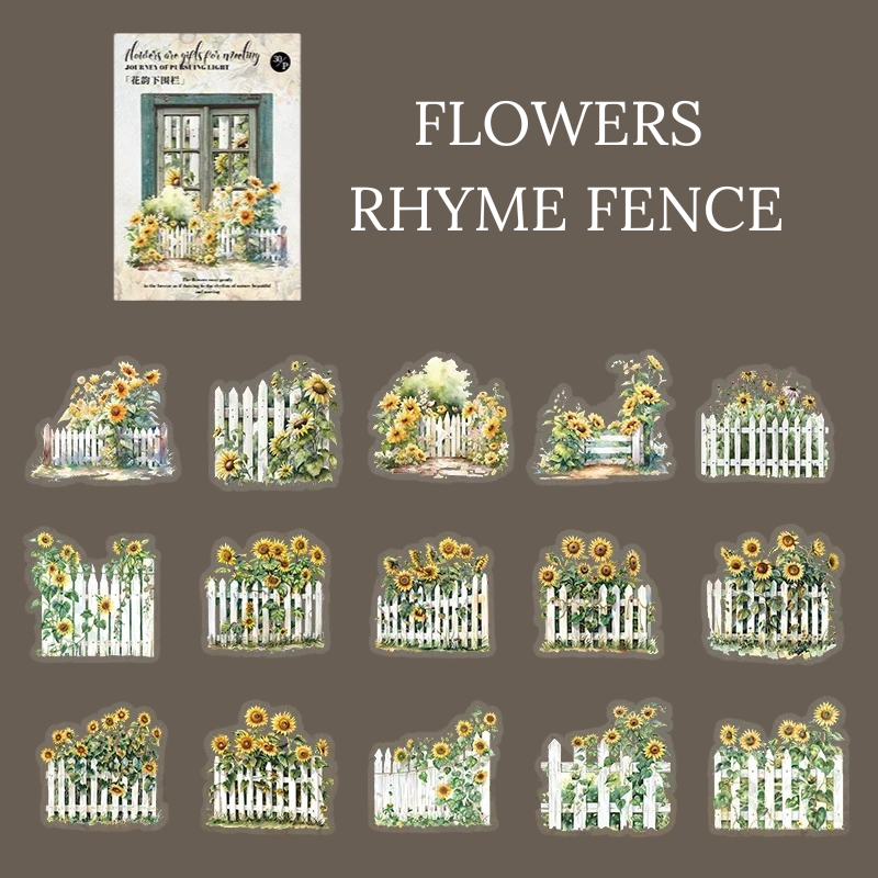 Sunflower Cottage PET Sticker Set