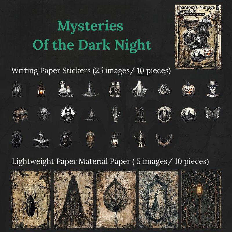 Haunted Ephemera Sticker Book