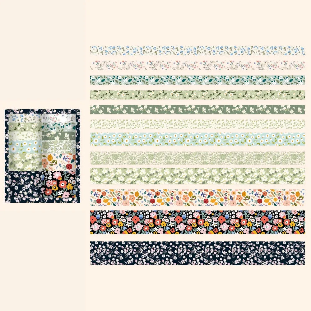 Floral Serenity Washi Tape Set