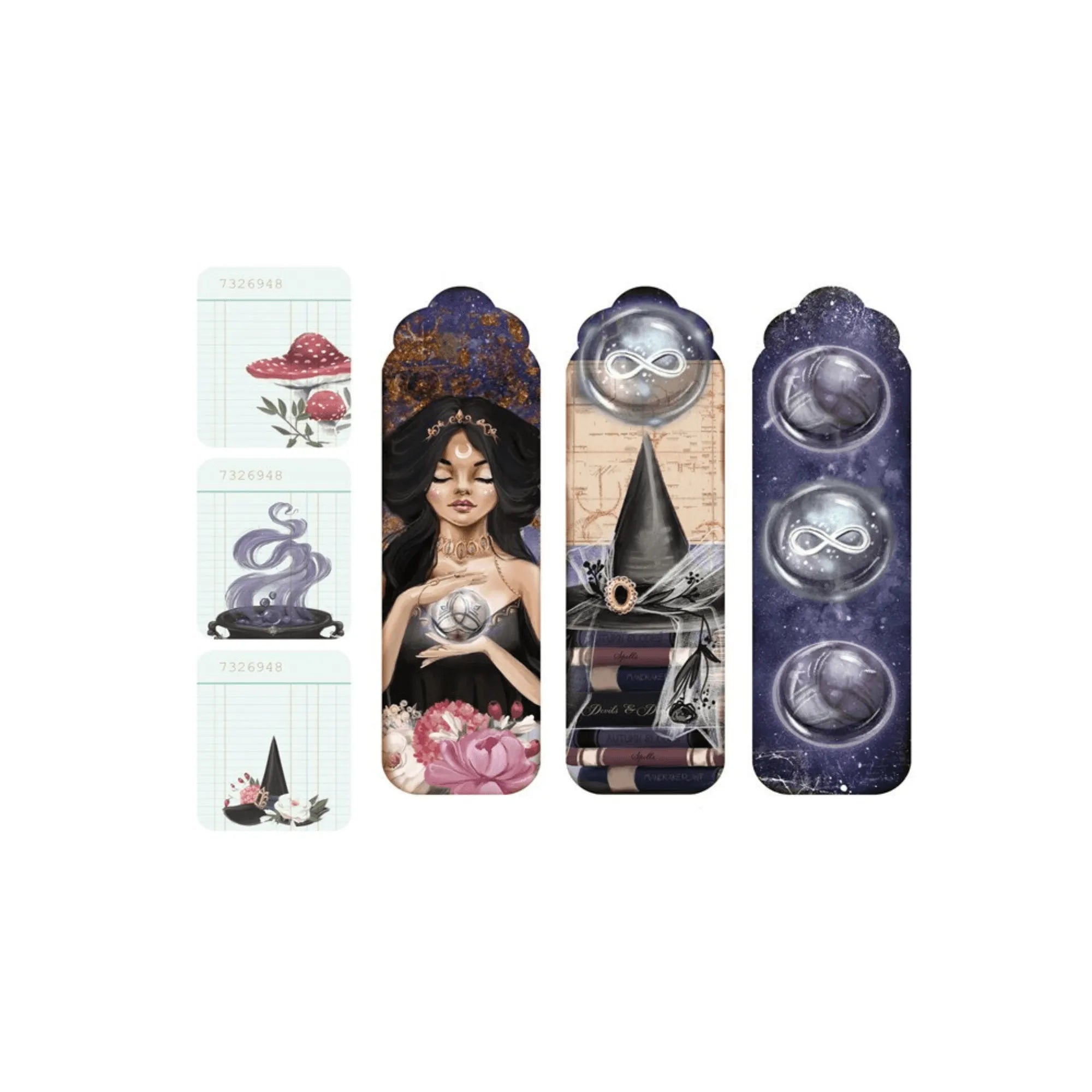 Paper Witch Stickers for Journaling & Scrapbooking - PaperWrld