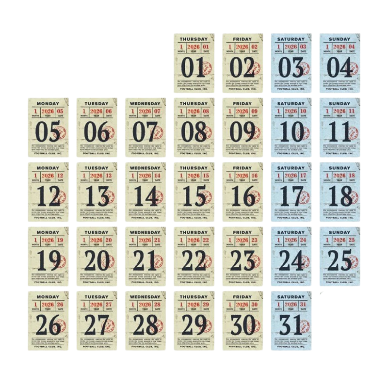 Mini Poetry 2026 Daily Calendar Series