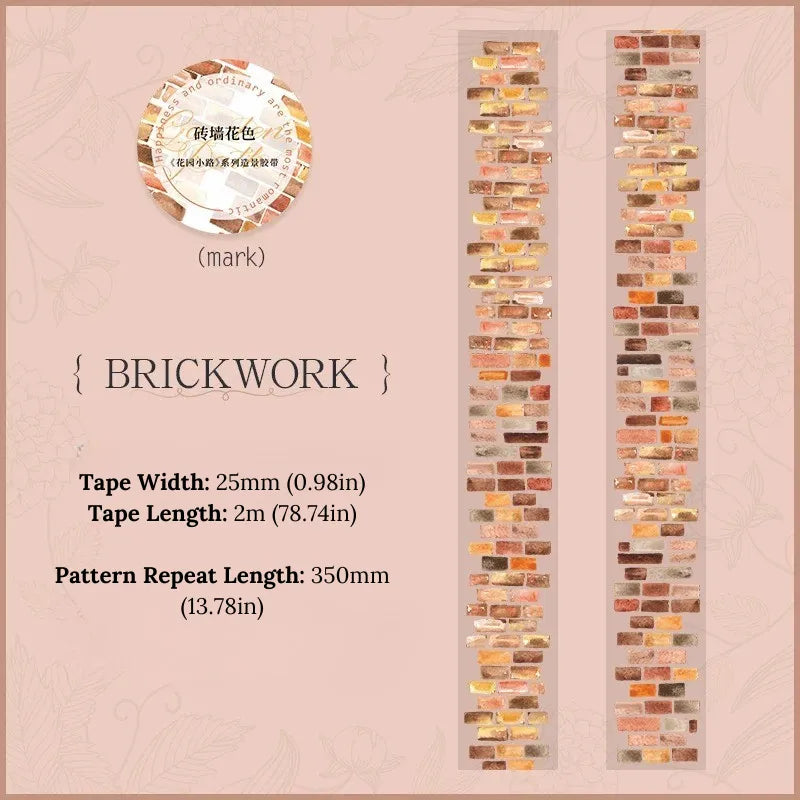 Rustic Charm PET Washi Tape