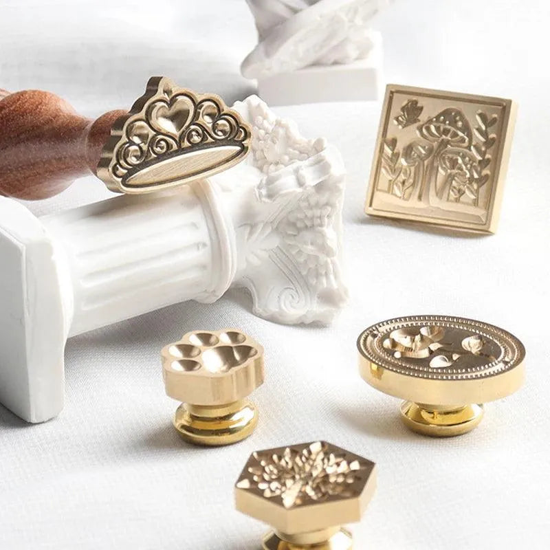 Vintage Elegance Lacquer Sealing Head for Journaling & Scrapbooking - PaperWrld