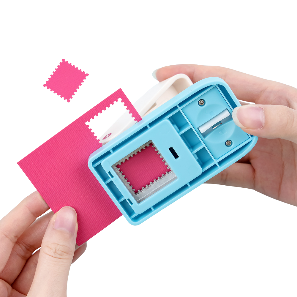 Stamp-Edge Paper Punch – Mini Postage Shape Cutter
