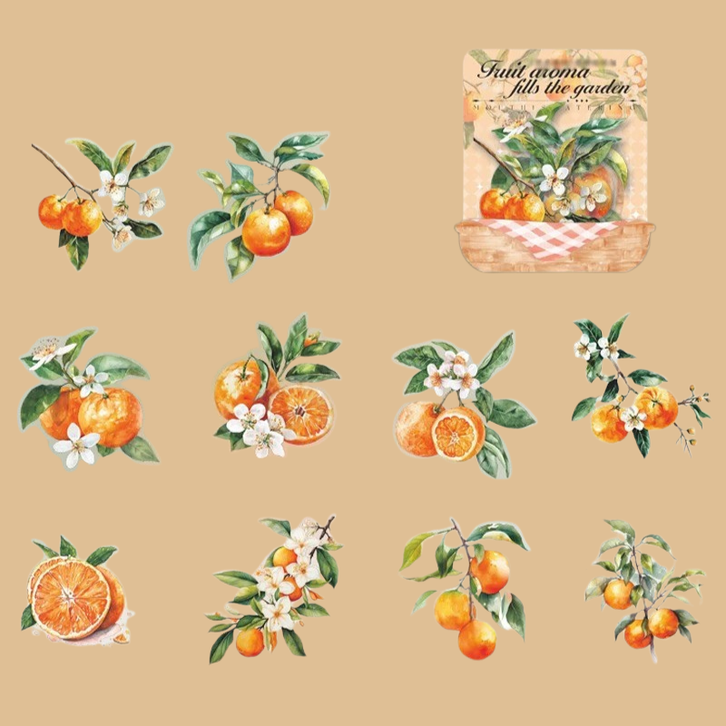 Fruit Aroma Fills the Garden – PET Sticker