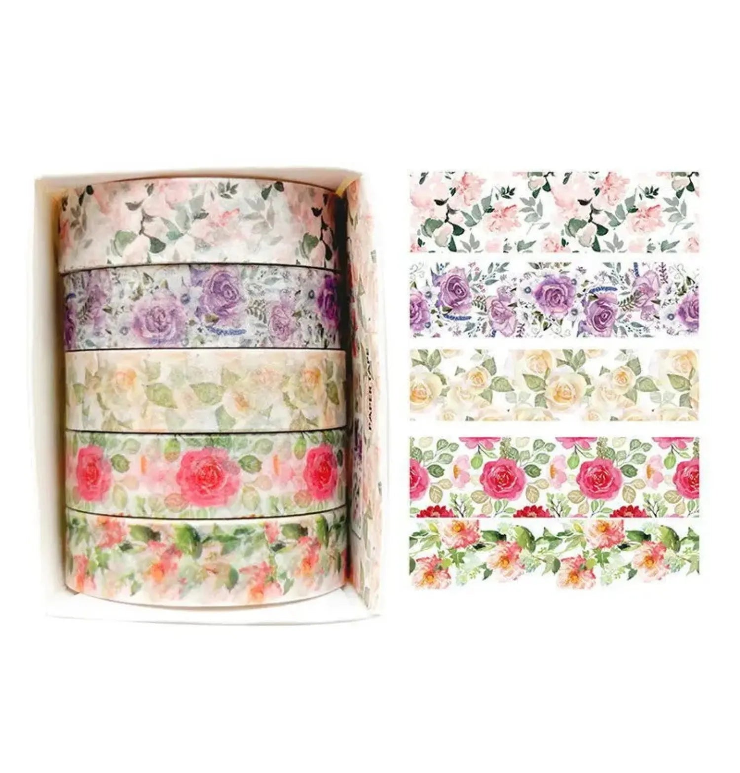 Ensemble de rubans Washi Floral Delight