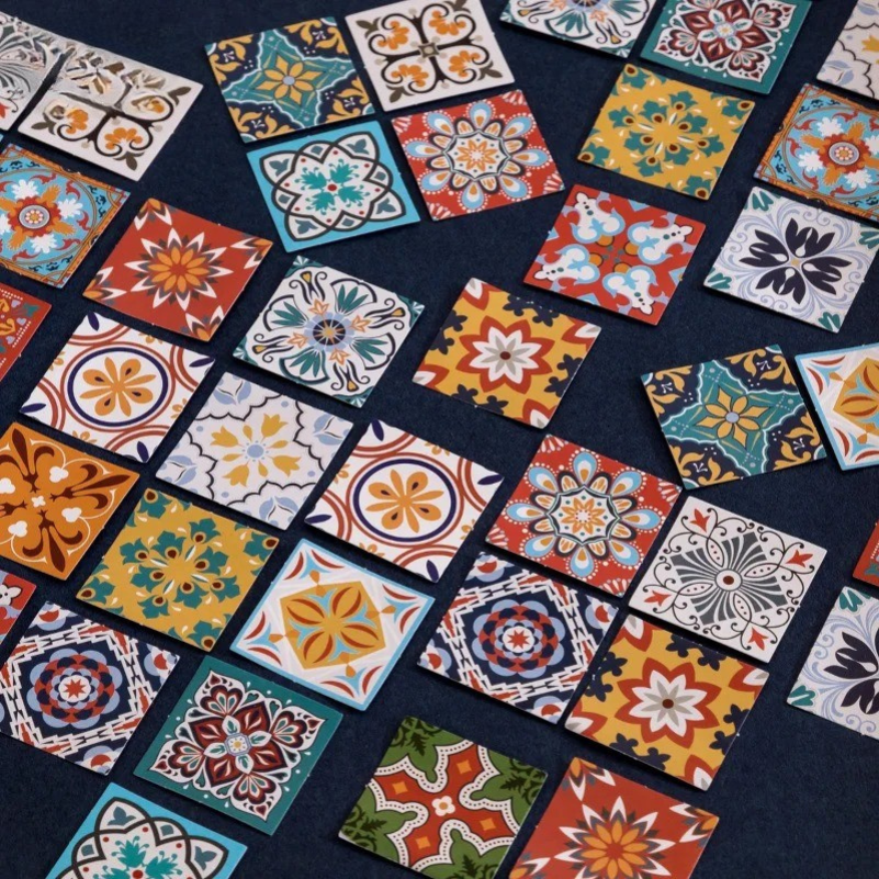 Mediterranean Tile – Vintage Ceramic Pattern Sticker Set
