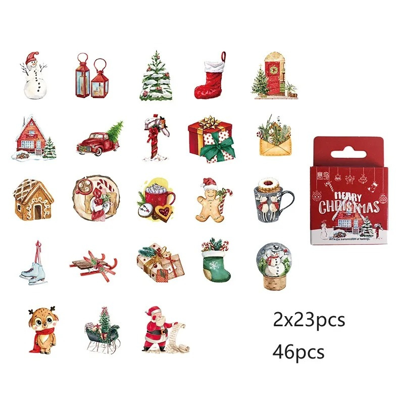 Merry Christmas Mini Sticker Box