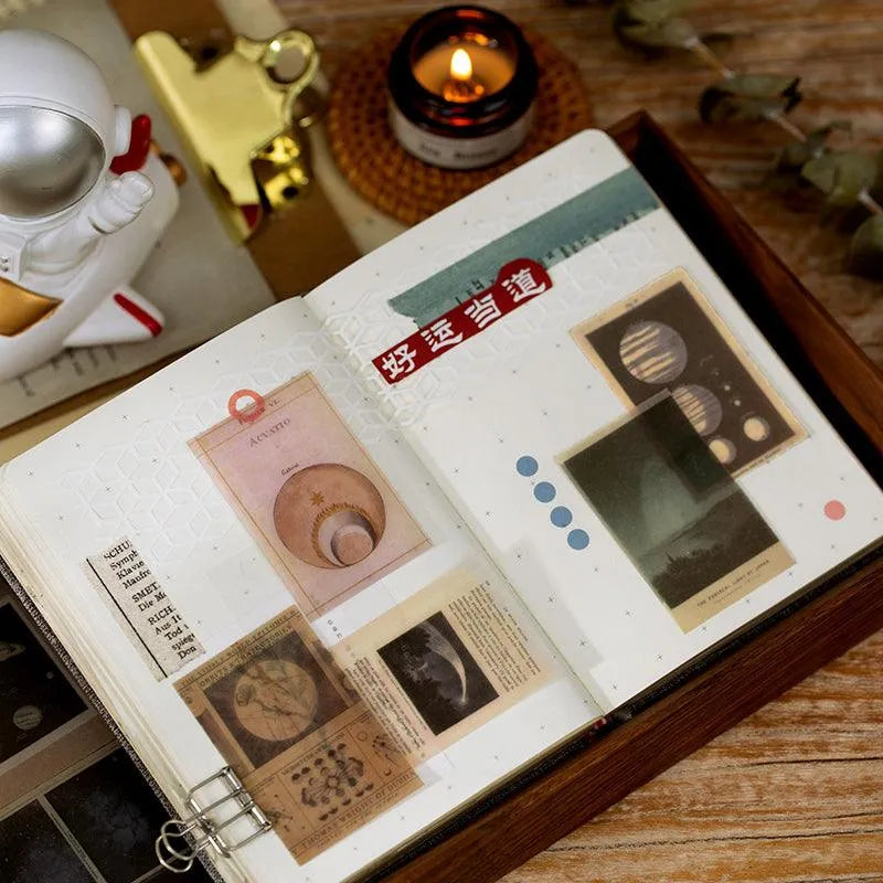 Mini Book Paper 50Pcs Detachable Sheets for Journaling & Scrapbooking - PaperWrld