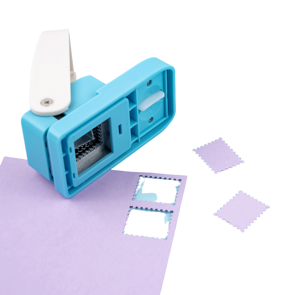 Stamp-Edge Paper Punch – Mini Postage Shape Cutter