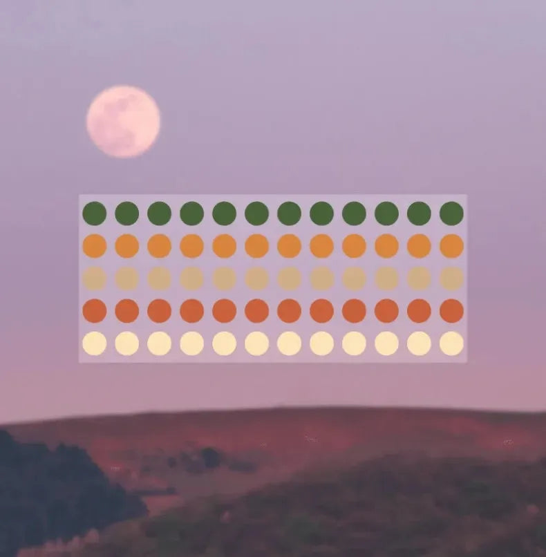 Pastel Dot Decorative Washi Tape Roll