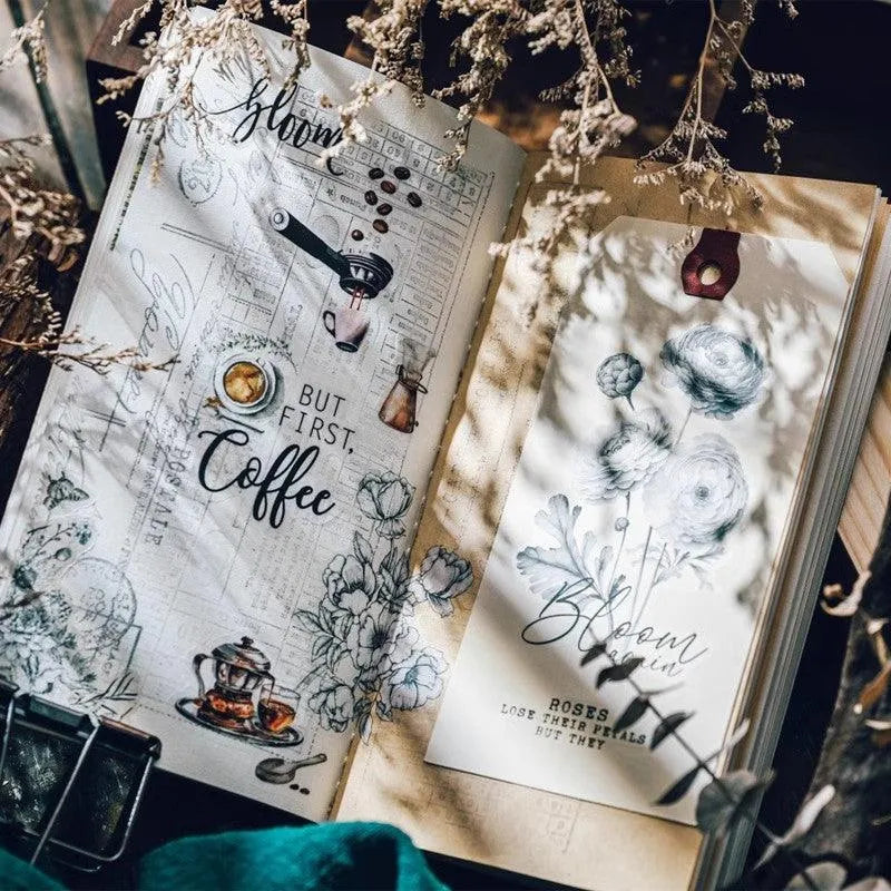 Blooming Floral Rub-On Stickers