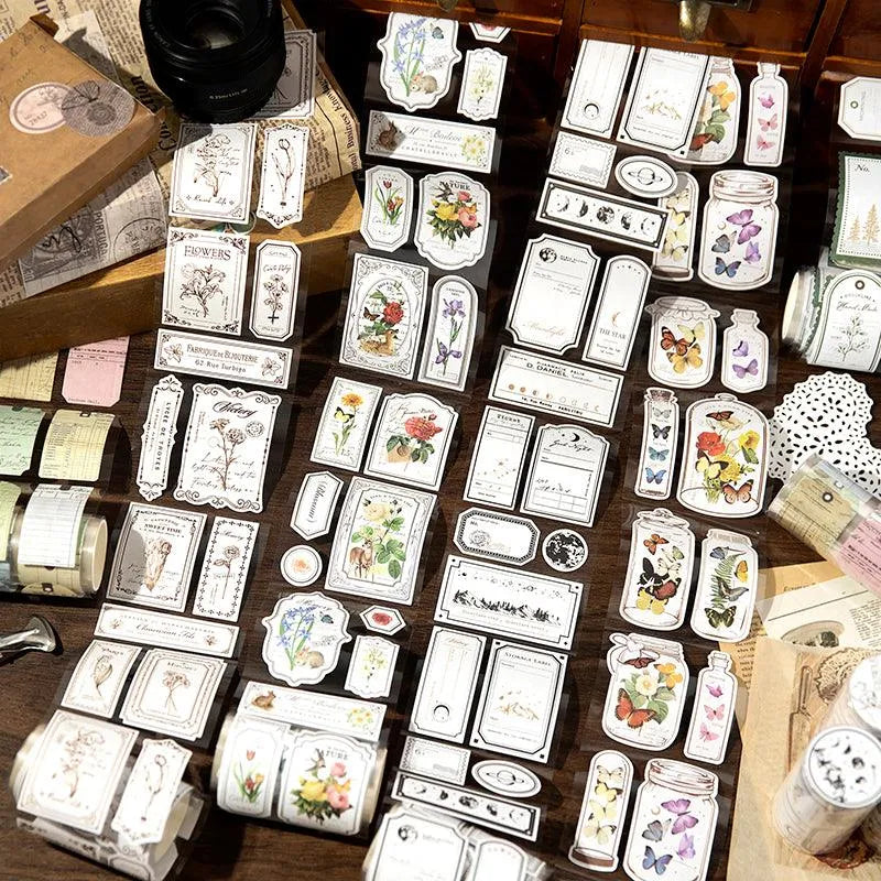 Adhesive Paper Sticker Labels Roll for Journaling & Scrapbooking - PaperWrld