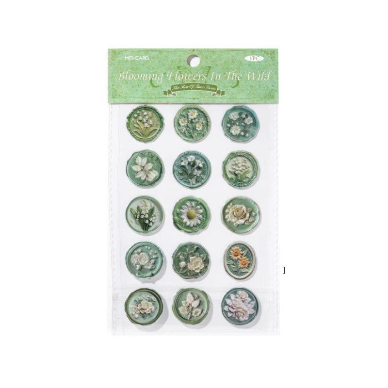 Whisper of Time Vintage Wax Seal Sticker Pack