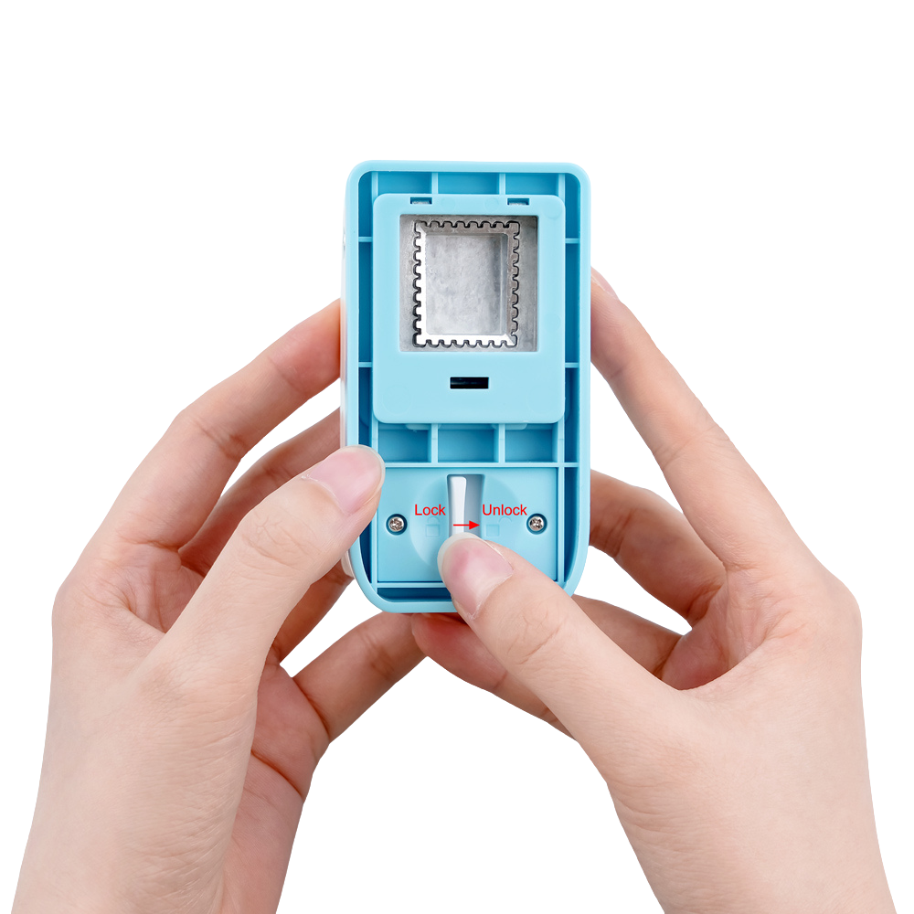 Stamp-Edge Paper Punch – Mini Postage Shape Cutter