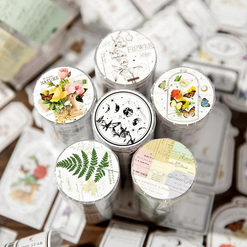 Adhesive Paper Sticker Labels Roll for Journaling & Scrapbooking - PaperWrld