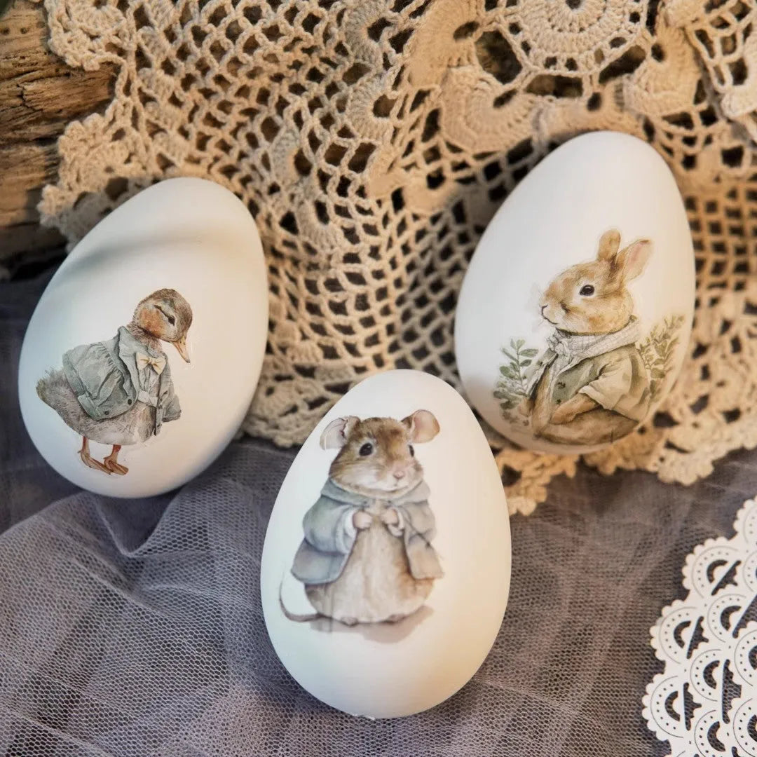 Springtime Woodland Rub-On Sticker