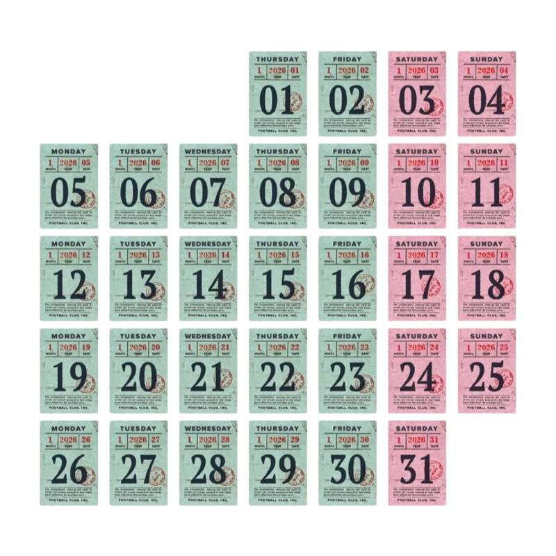 Mini Poetry 2026 Daily Calendar Series