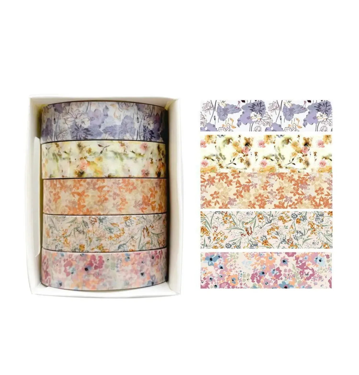 Ensemble de rubans Washi Floral Delight