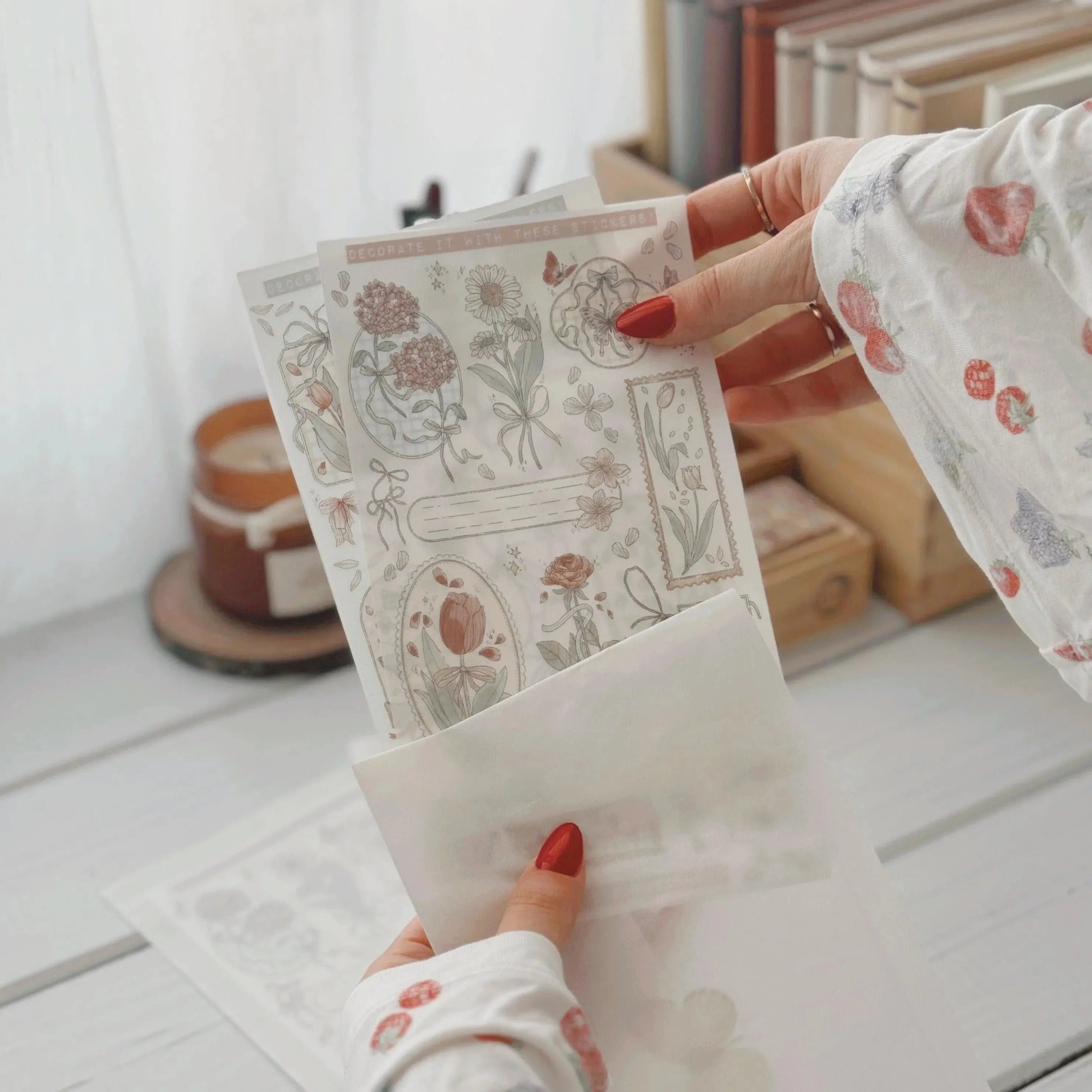 The Fairy Tale Rub On Stickers Sheet - A Feebujo x PaperWrld Collaboration