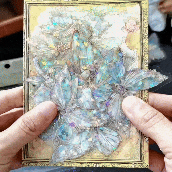 Holographic Butterfly Stickers