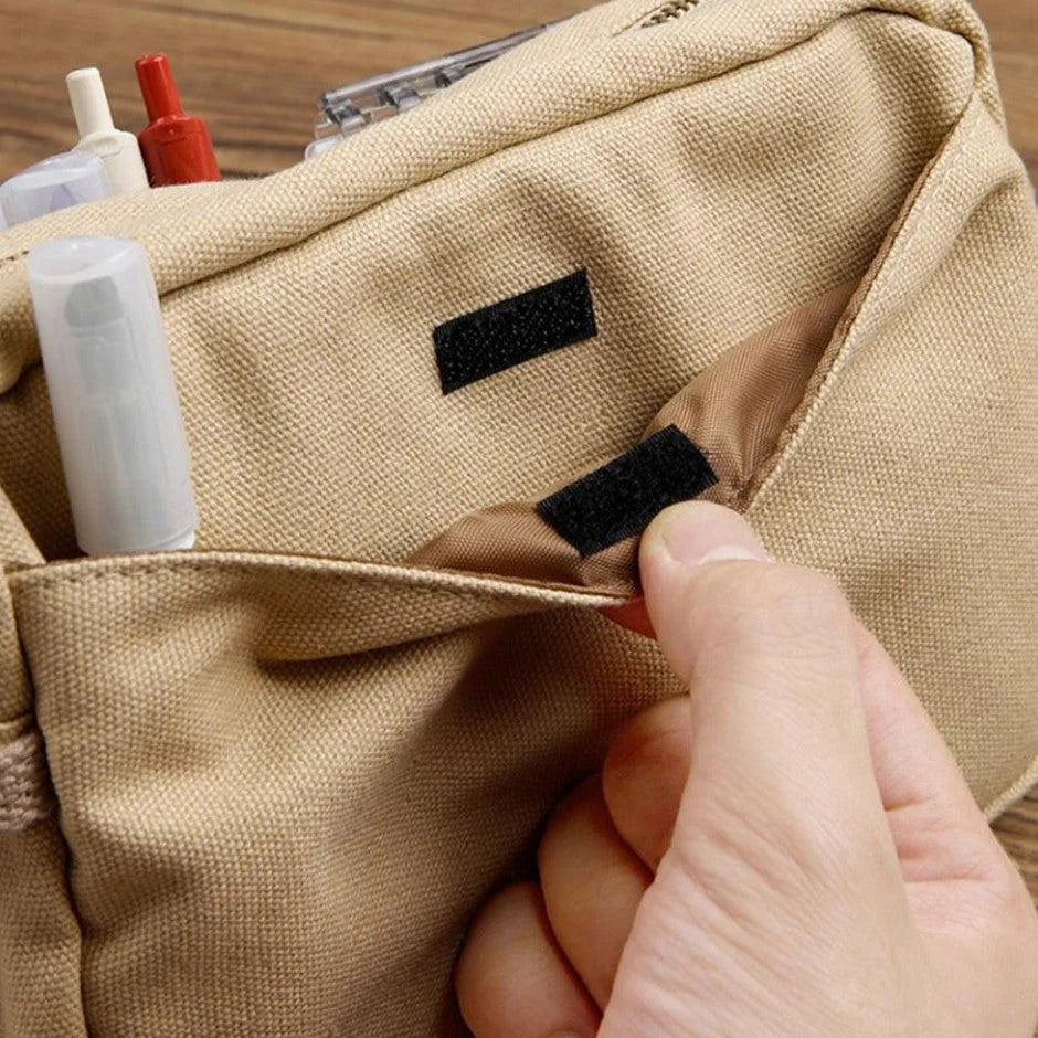 Multi-Compartment Pencil Case Large Capacity for Journaling & Scrapbooking - PaperWrld