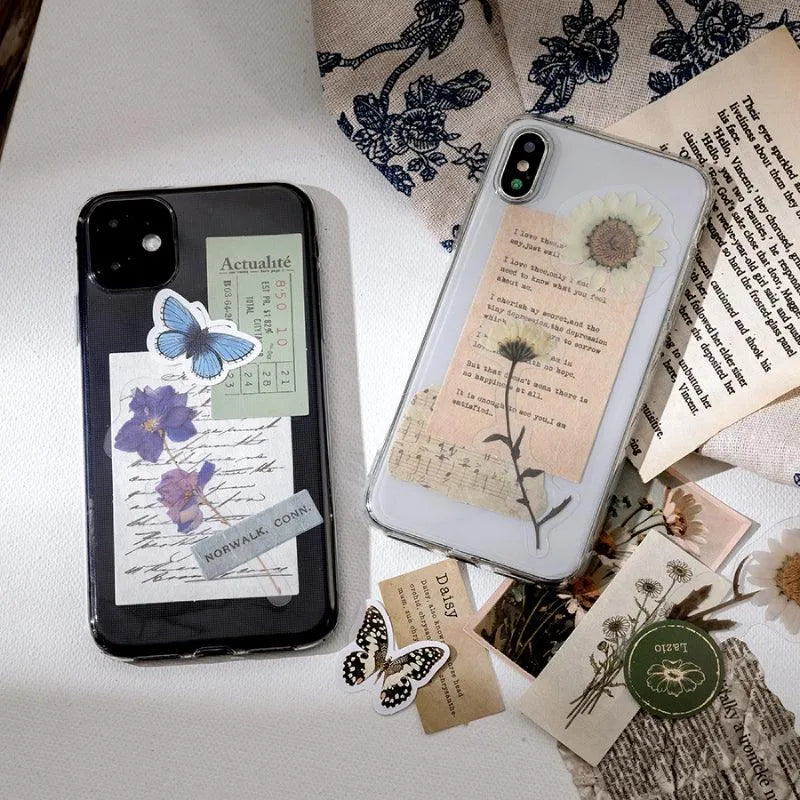 15 Pcs Paper And Stickers Decoration Set for Journaling & Scrapbooking - PaperWrld