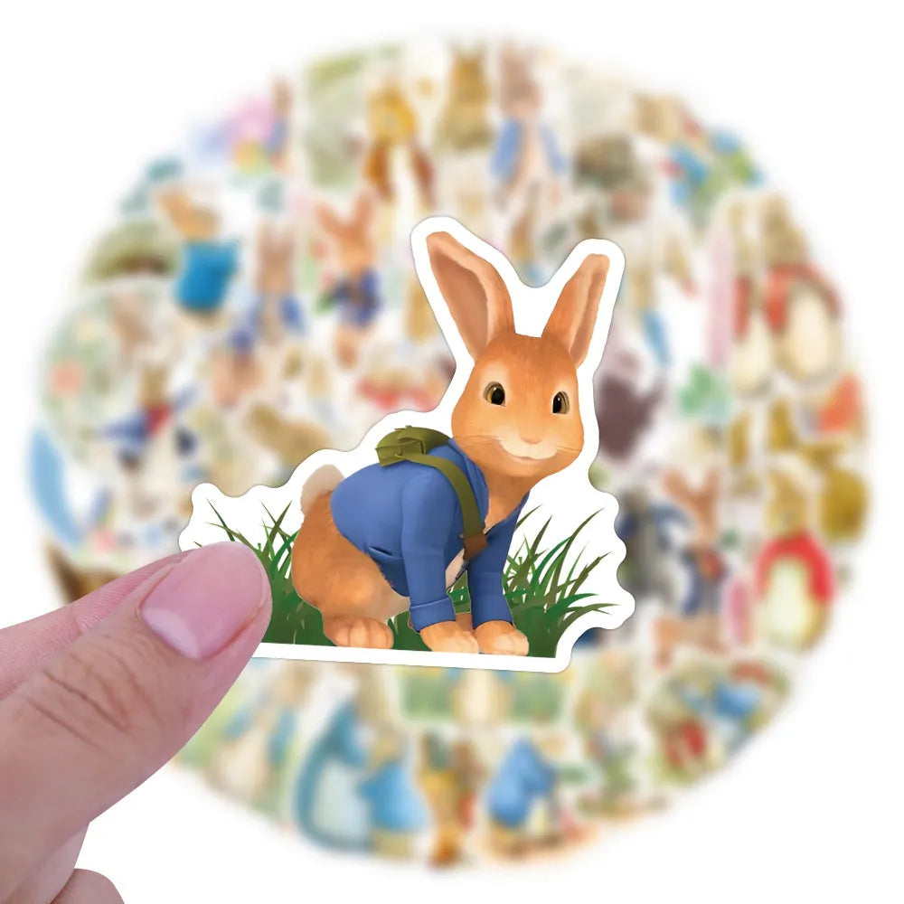 Whimsical Bunny Tale Stickers