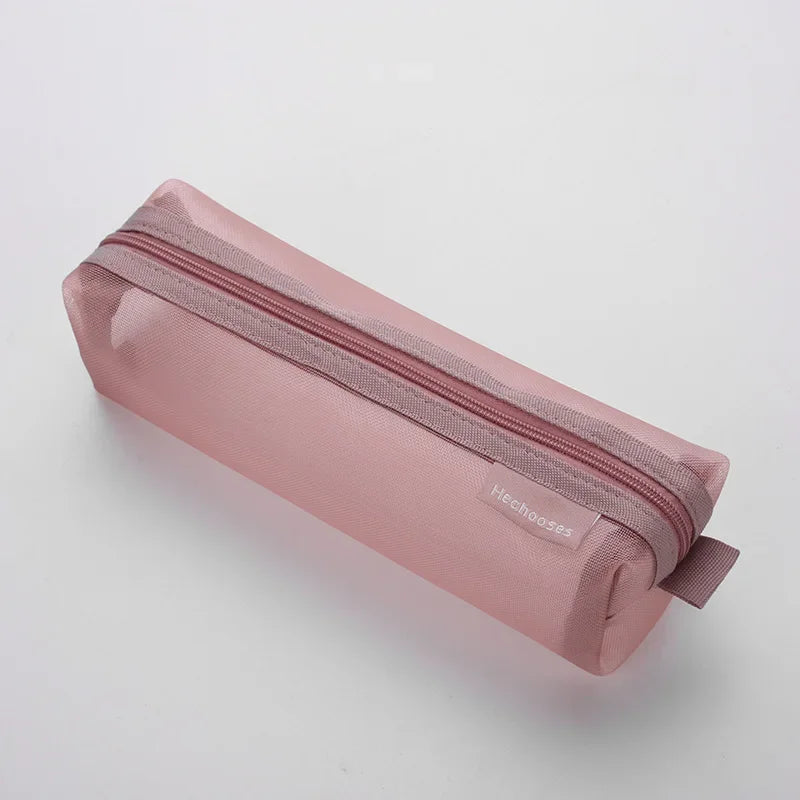 Clear Mesh Pencil Case