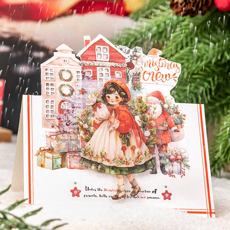 Vintage Christmas Transfer Sticker Set