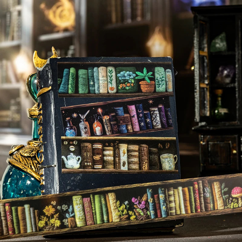 The Magician’s Bookcase PET Washi Tape