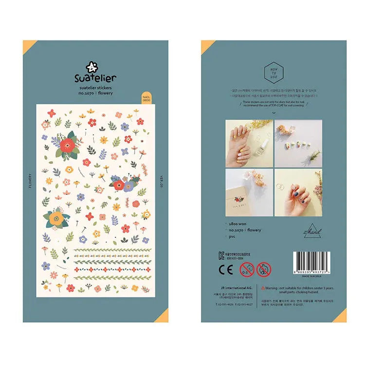 Korean Aesthetic Die-Cut Sticker Sheet