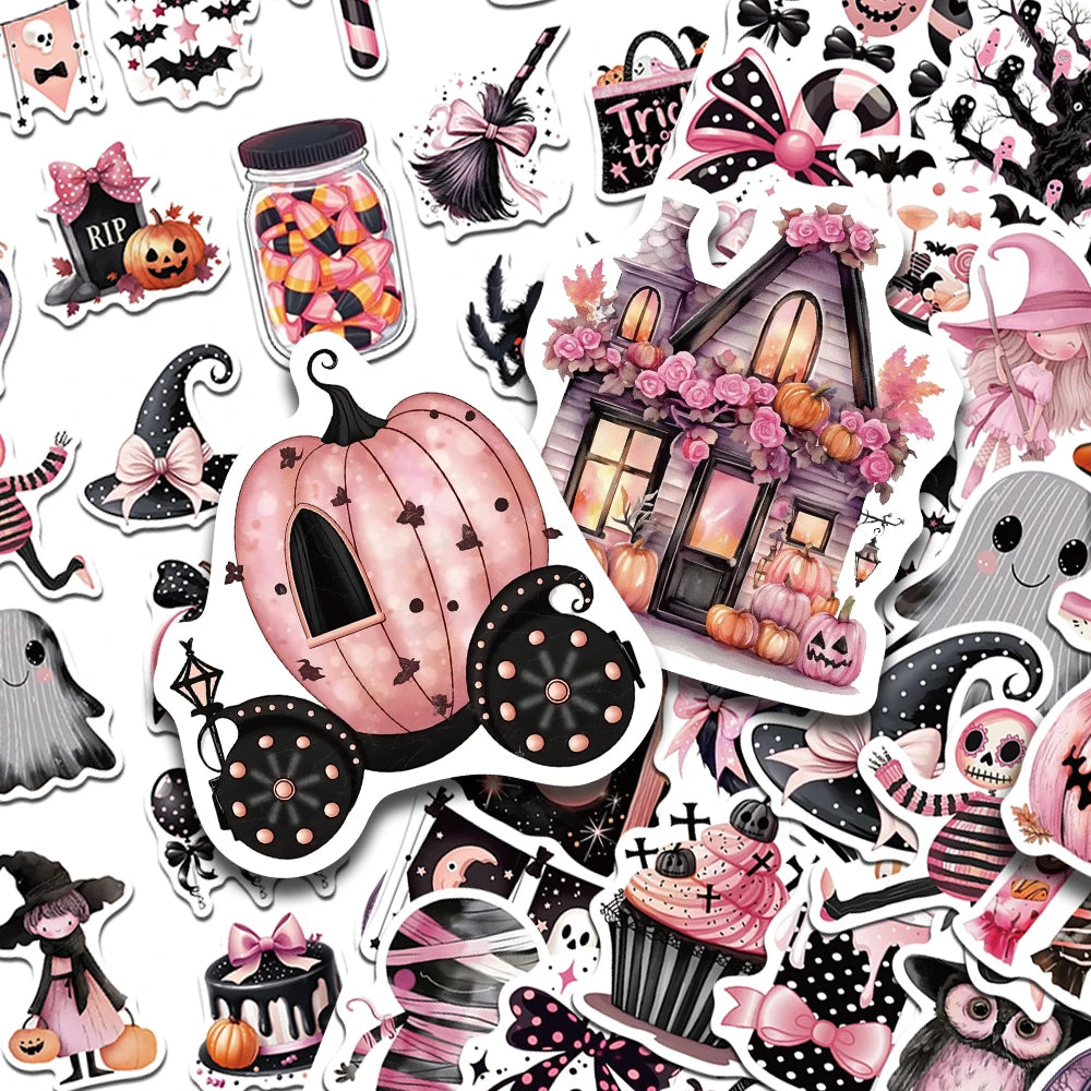 Pastel Goth Haunts Halloween Sticker Pack