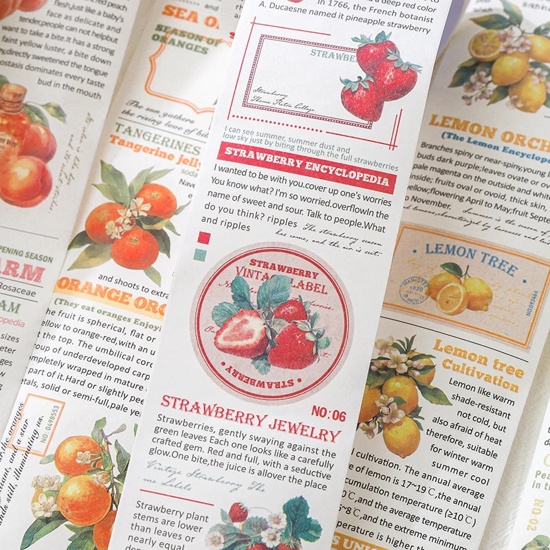 Fruit Encyclopedia Washi Tape