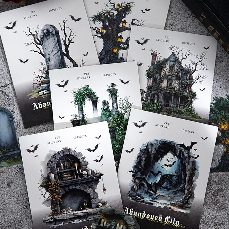 Abandoned City Gothic Sticker Set
