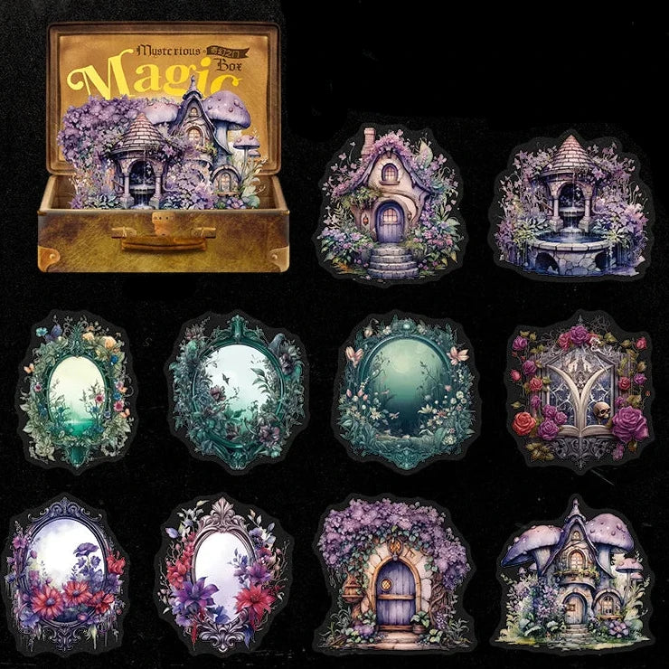 Mysterious Magic Box Ephemera Sticker Collection 🔮✨